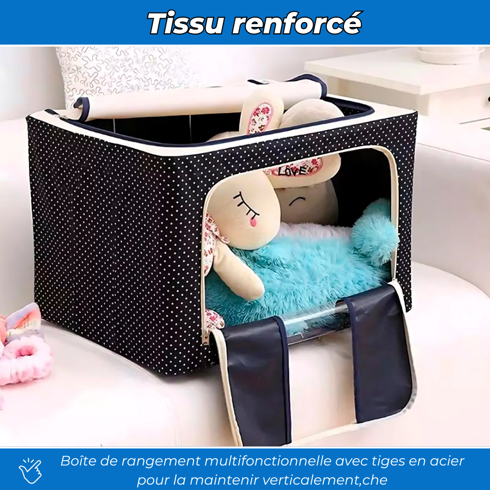 FlexiBox - Rangement Grande Capacité en tissu renforcé