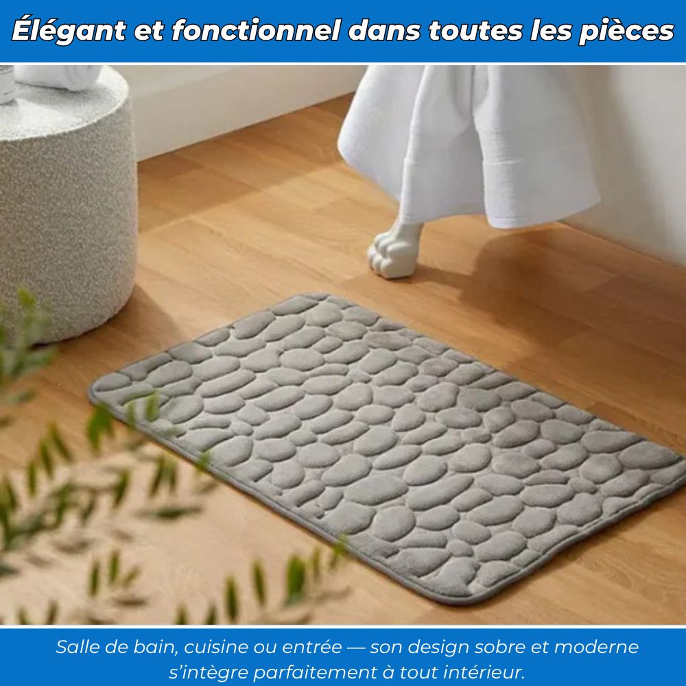 Tapis de bain - Doux, Absorbant, Lavable en machine