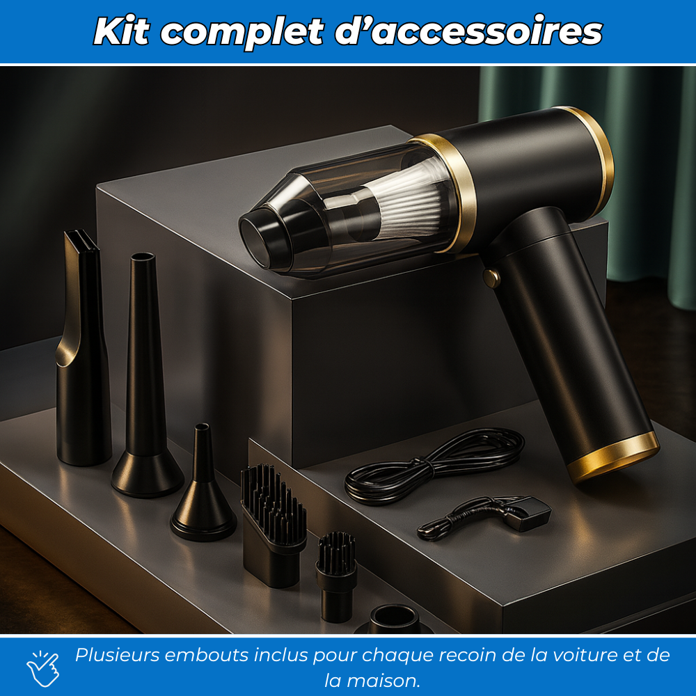 Aspirateur Voiture Sans Fil Puissant – C60 PRO