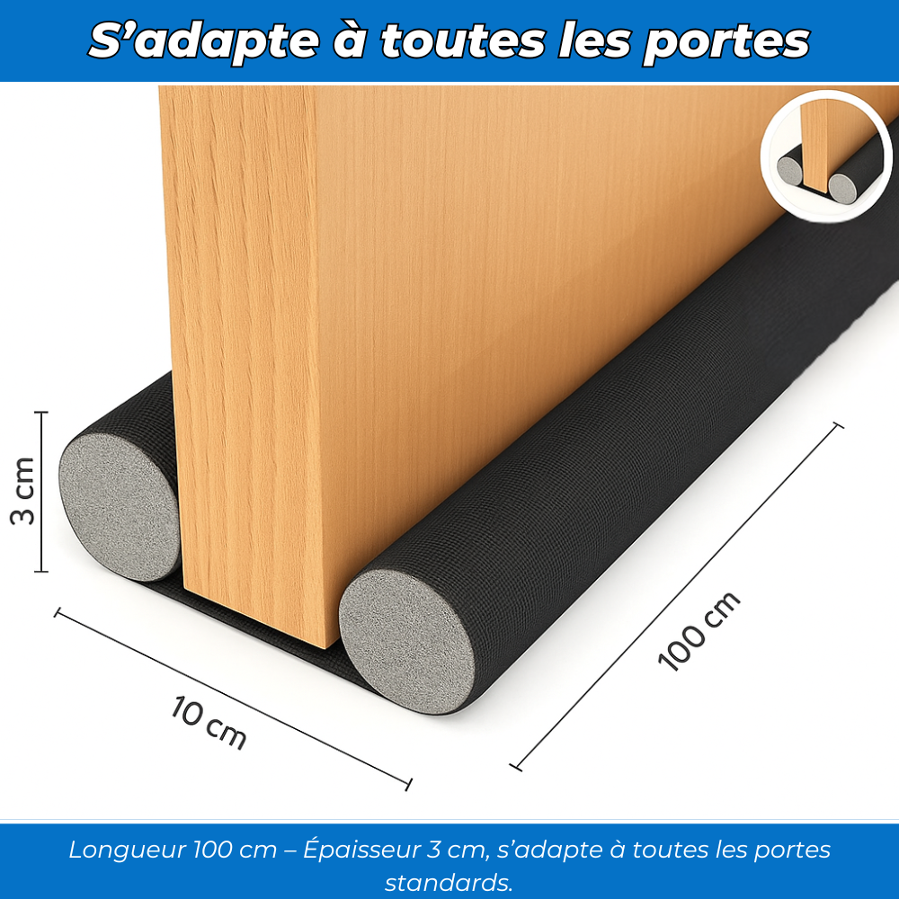 ISOPORTE - Bas de Porte Isolant Ajustable