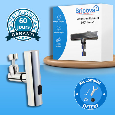 FlexiJet360 - Extension Robinet 360° 4-en-1