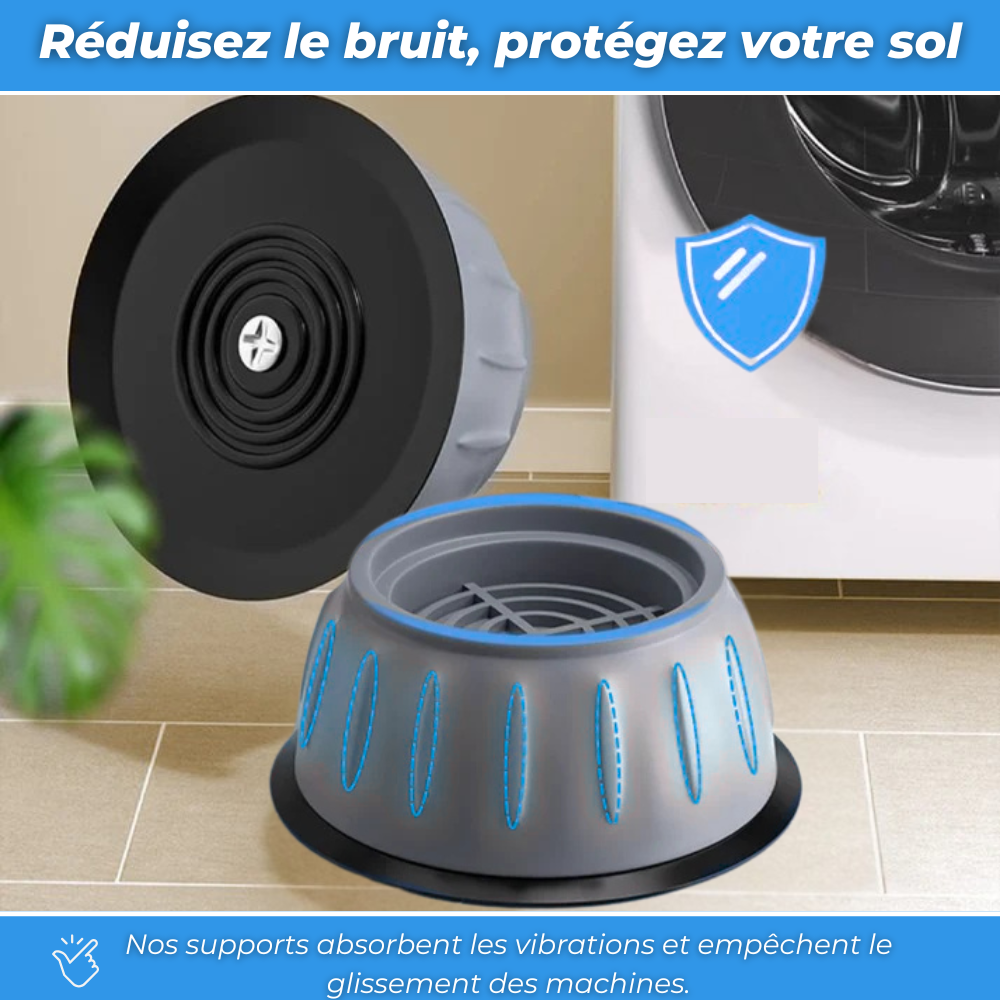 Coussineo - Patins anti-vibration ( lot de 4 pièces )