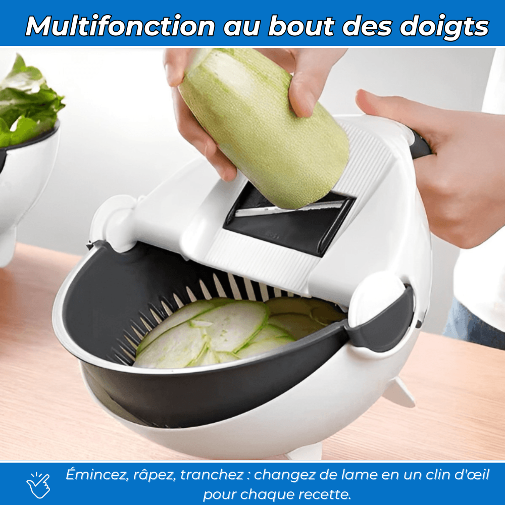 Mandoline Pro - Coupe légumes 9 en 1