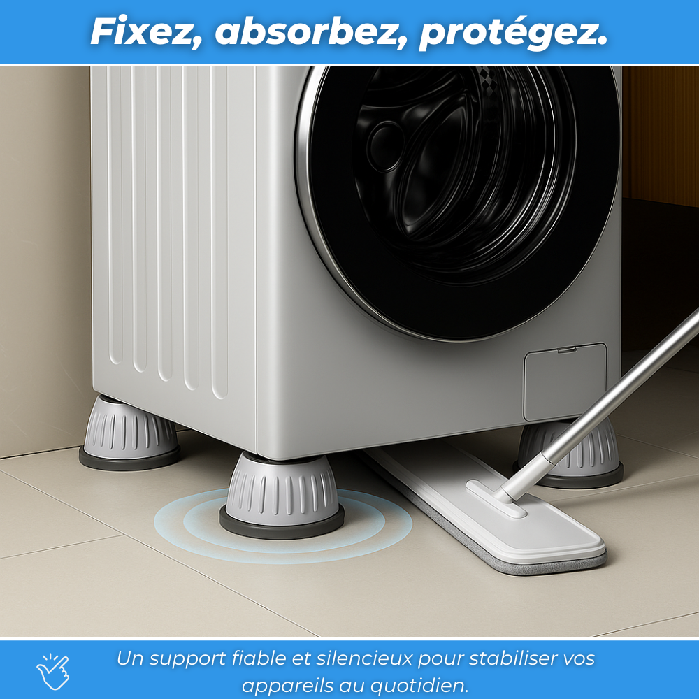 Coussineo - Patins anti-vibration ( lot de 4 pièces )