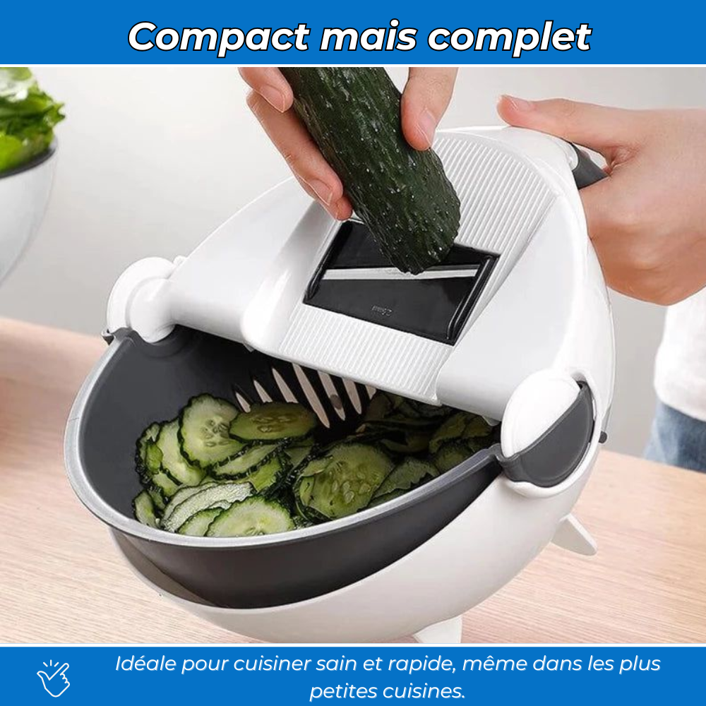 Mandoline Pro - Coupe légumes 9 en 1