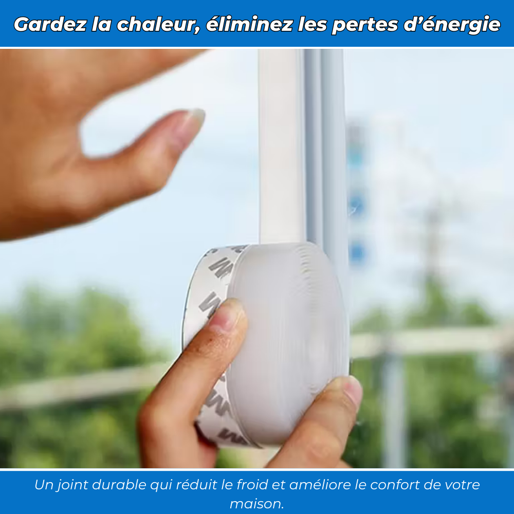 Ruban Anti Courant d'air en silicone 3 mètres