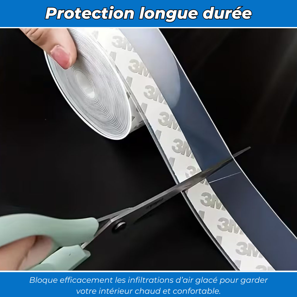 Ruban Anti Courant d'air en silicone 3 mètres