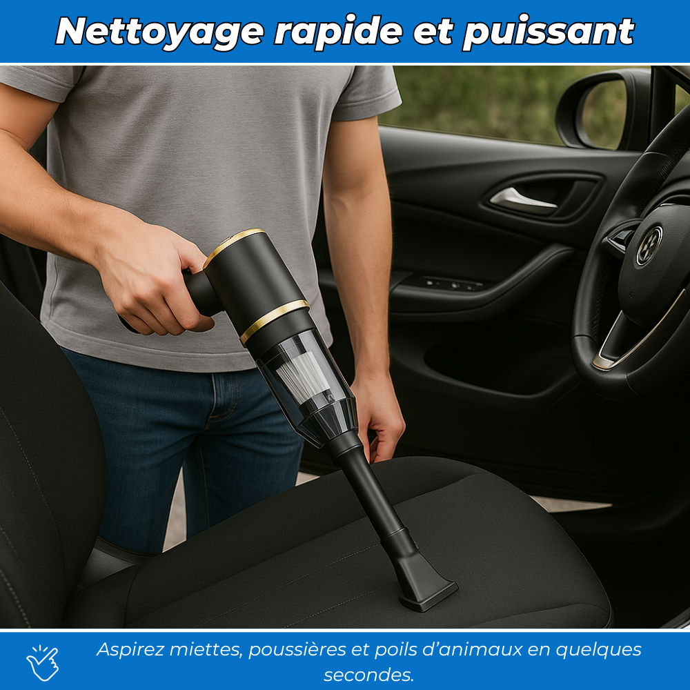 Aspirateur Voiture Sans Fil Puissant – C60 PRO