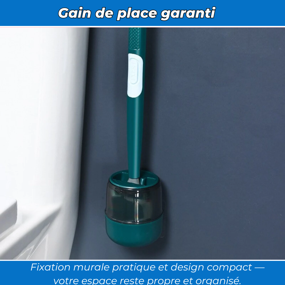 FlushBrush - Brosse WC multifonction avec réservoir intégré
