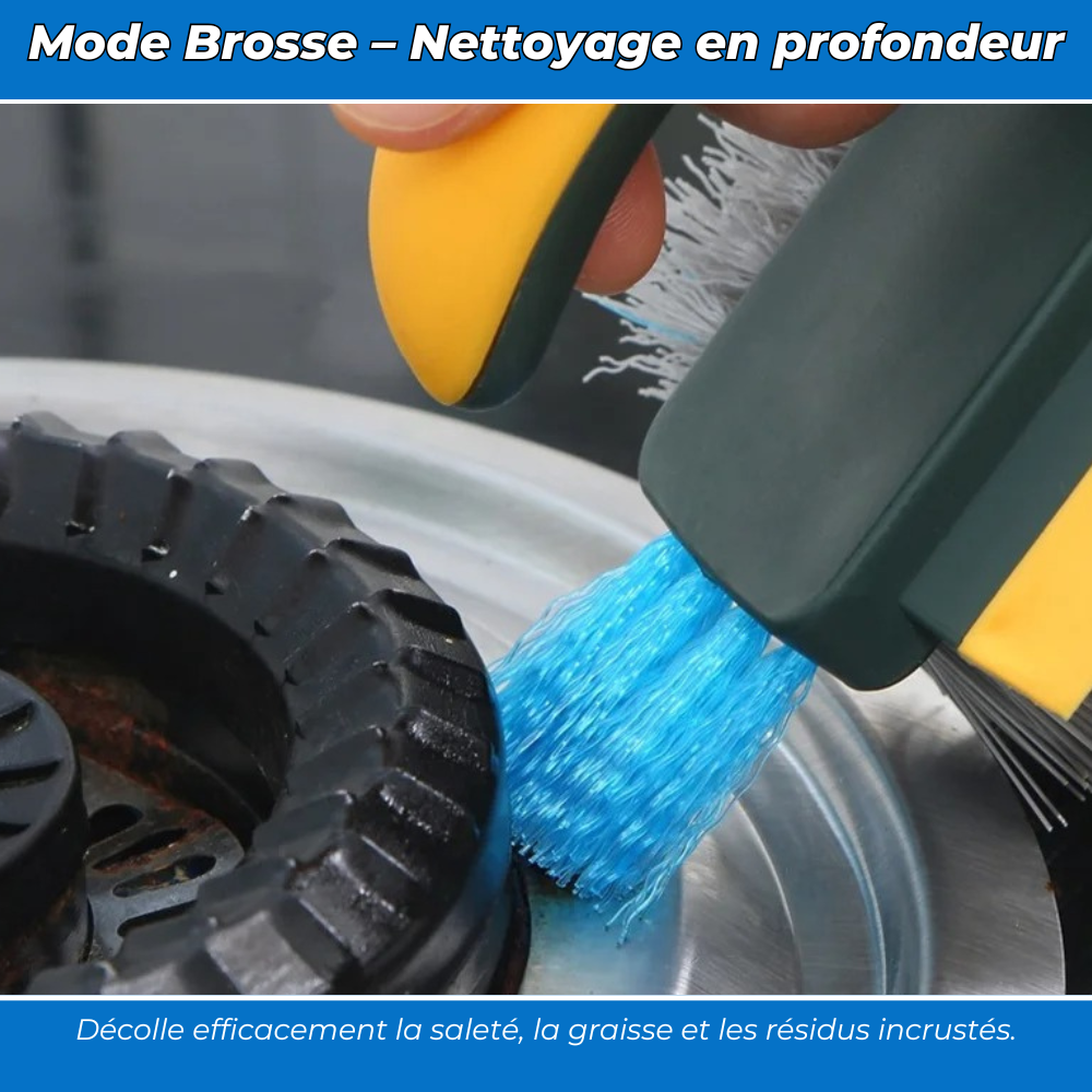 CleanPro 4-en-1  Brosse de Nettoyage Intégral