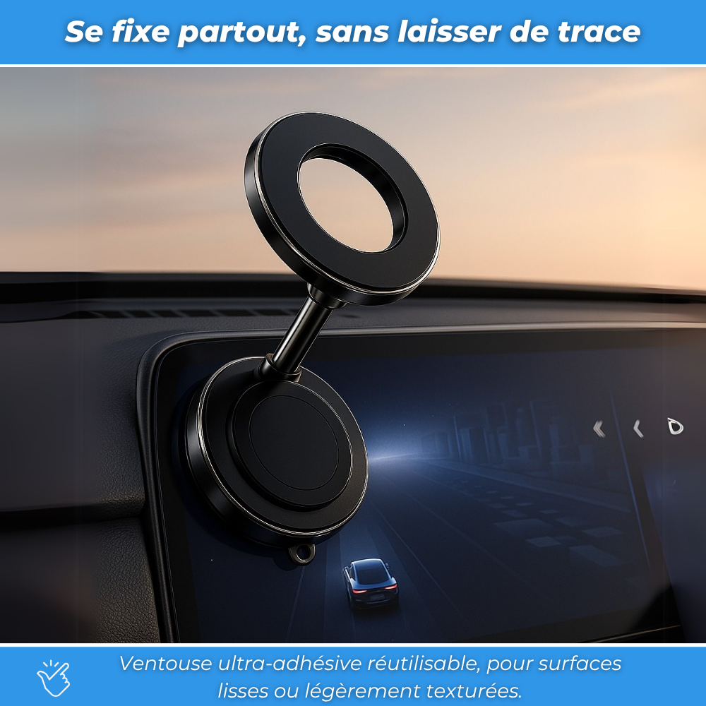 Support Téléphone Magnétique - Dernière Génération