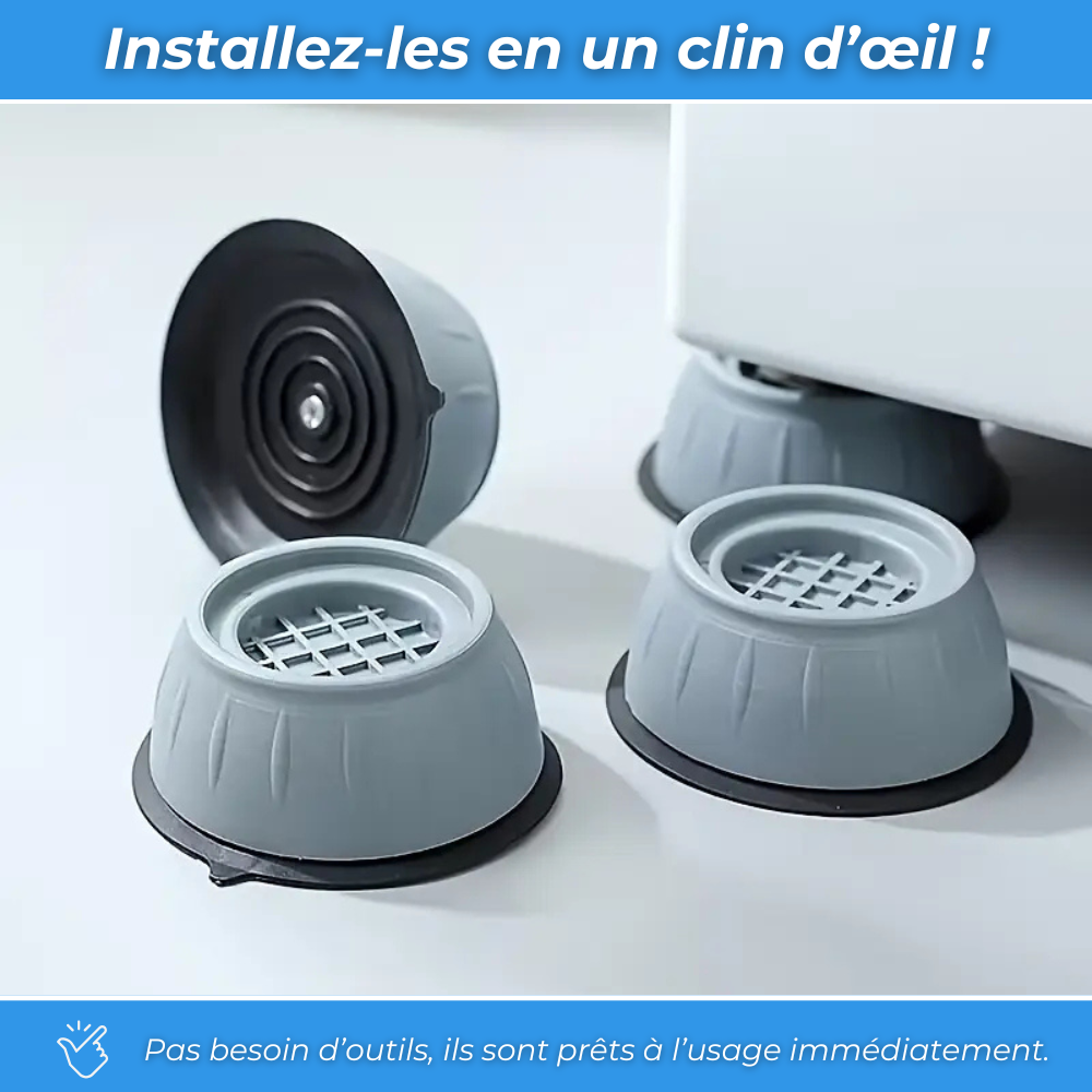 Coussineo - Patins anti-vibration ( lot de 4 pièces )